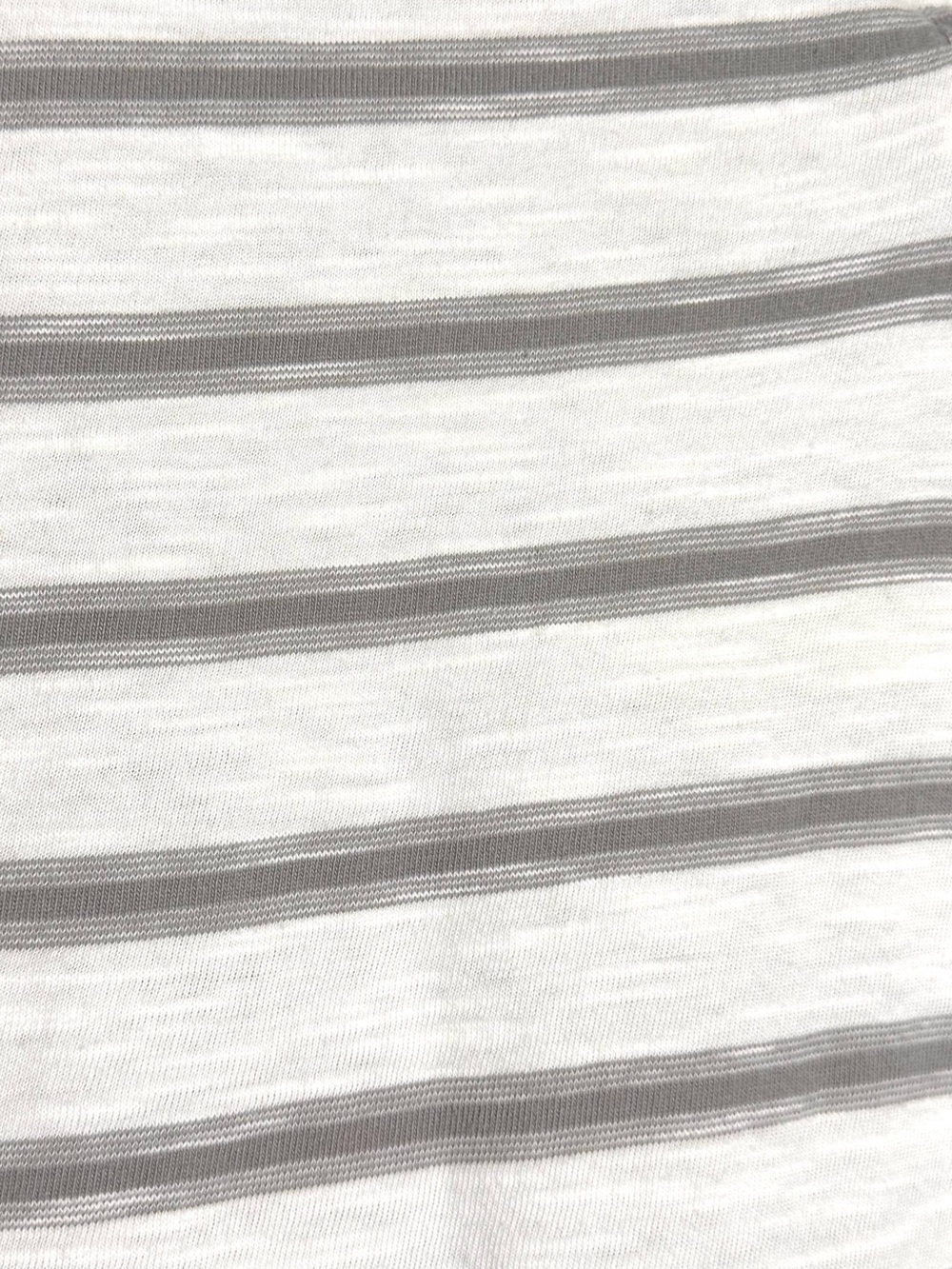 Calvin Klein Jeans Men’s XL Gray White Striped Cotton Polo Shirt - Picture 5 of 10